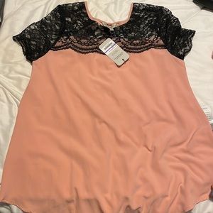 Maternity short sleeve shirt, brand new